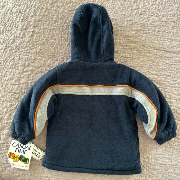 NWT Baby Insulated Hooded Fleece Jacket by Casual Time - Picture 5 of 5